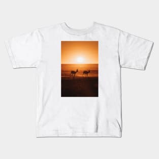 Safari Sunset Kids T-Shirt